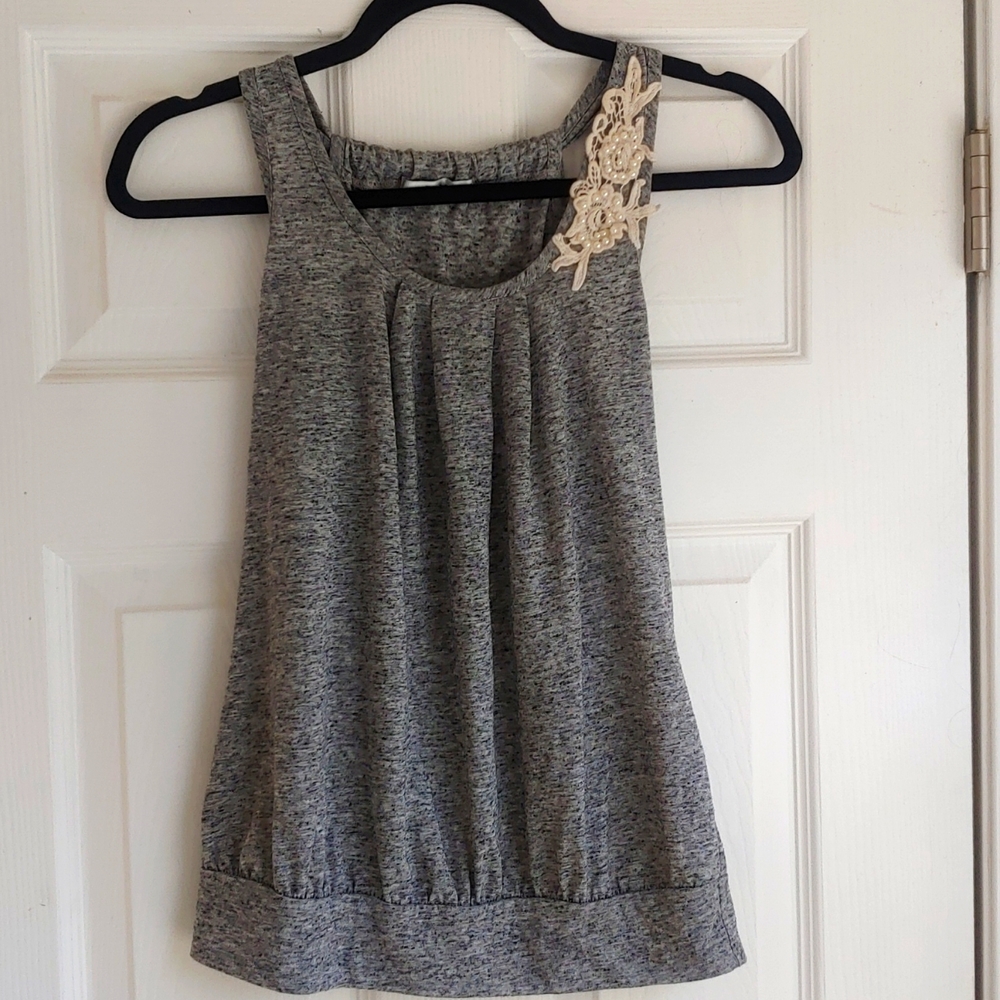 Top with lace detail